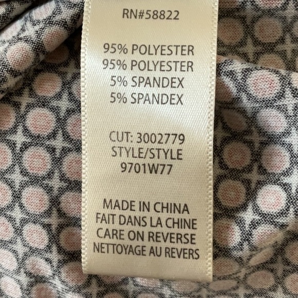 Max Studio Tie Neck Sleeveless Blouse - Picture 10 of 11